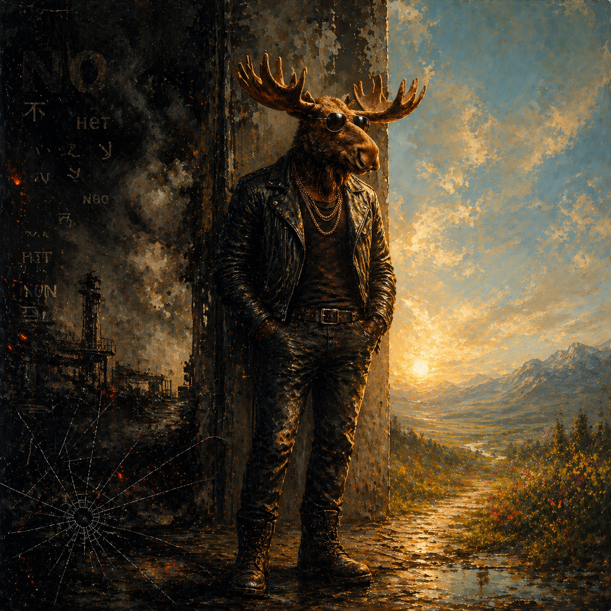 Temper album cover — Heavy Moose
